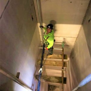 Royston Scaffolding Complete Confined Space Scaffolding Project In Lift Shaft