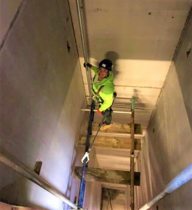 Royston Scaffolding Complete Confined Space Scaffolding Project In Lift Shaft