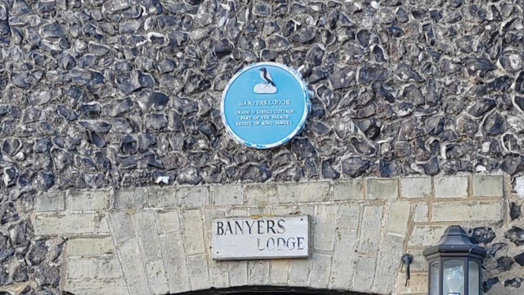 Banyer's Lodge Royston Blue Plaque