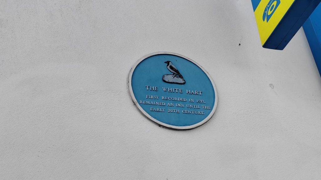 The White Hart Royston Blue Plaque