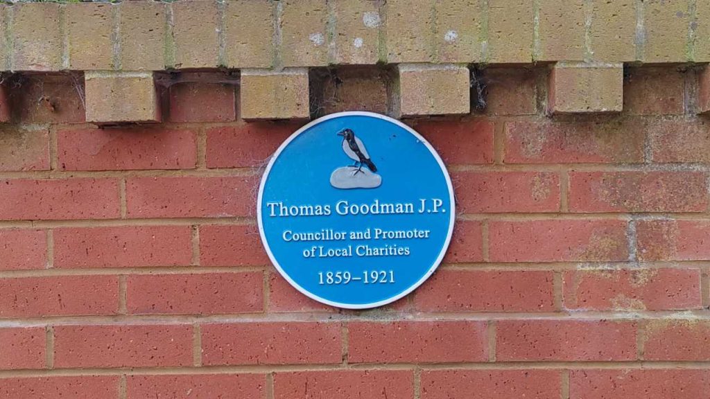 Thomas Goodman Royston Blue Plaque