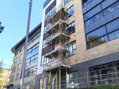 Stevenage Access Tower For Render Works.